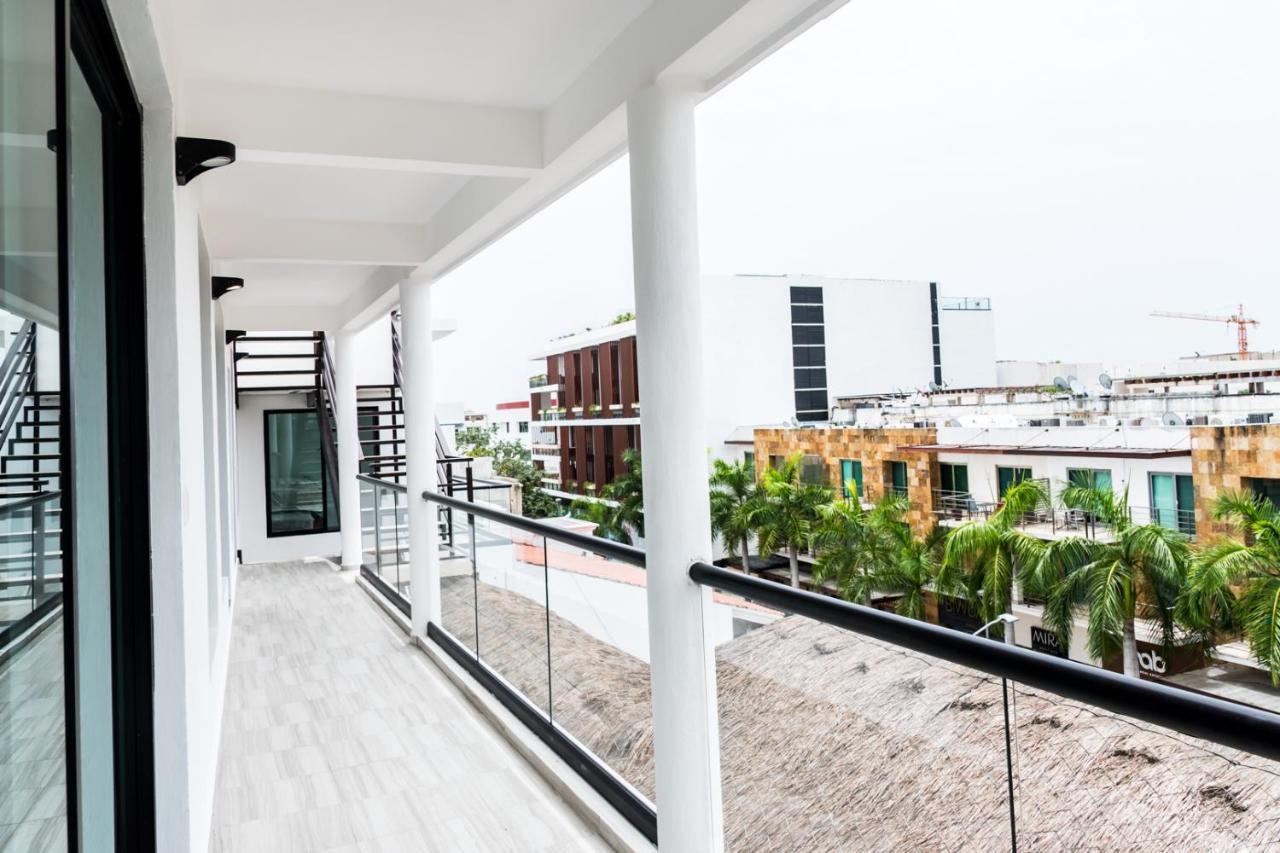 Casa Ticul Hotel Boutique - 5Th Ave (Adults Only) 普拉亚卡门 外观 照片 A balcony