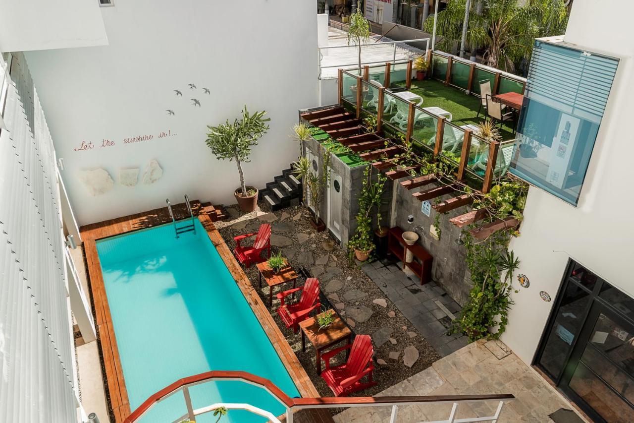 Casa Ticul Hotel Boutique - 5Th Ave (Adults Only) 普拉亚卡门 外观 照片 The pool at the hotel
