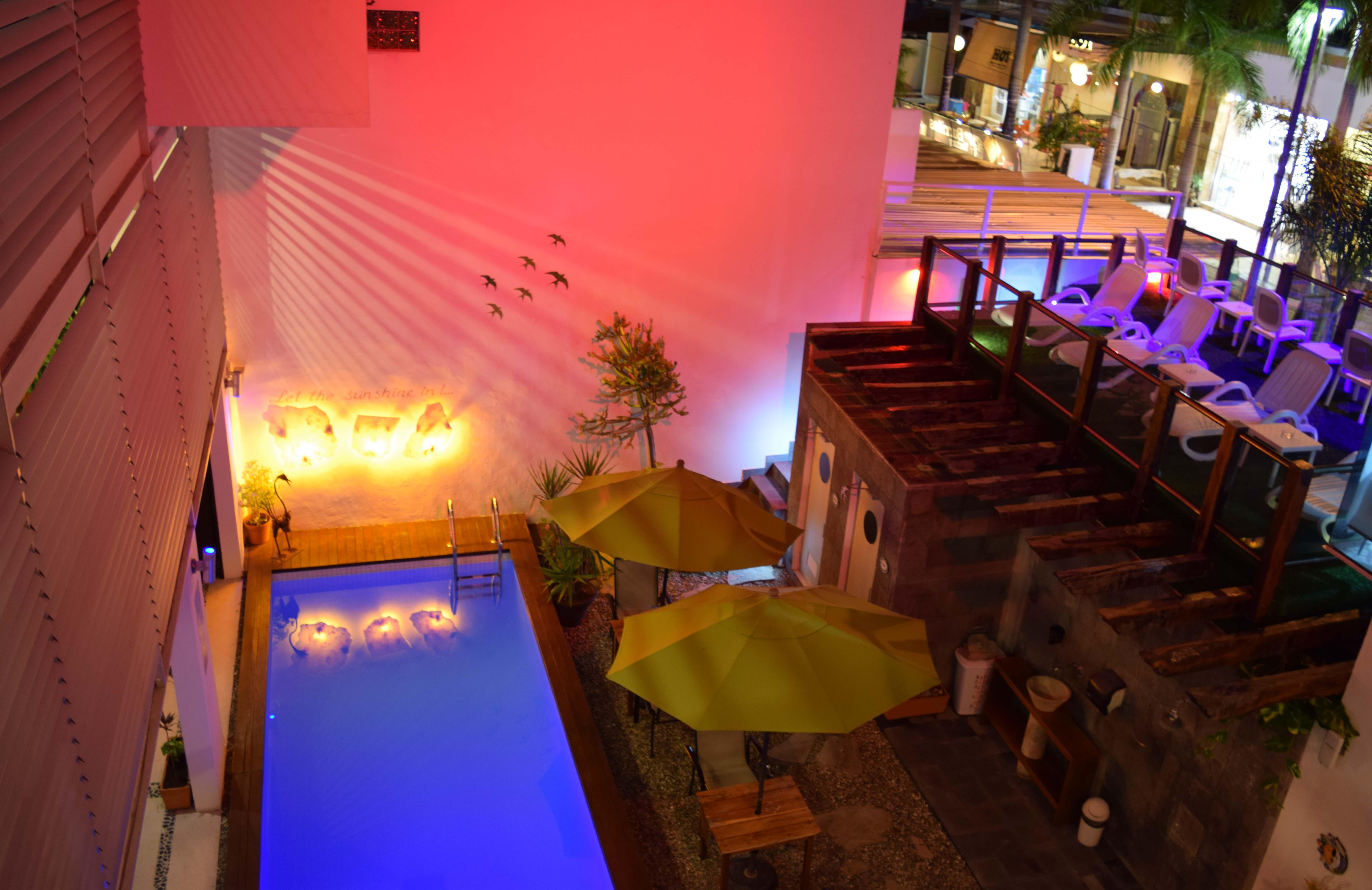 Casa Ticul Hotel Boutique - 5Th Ave (Adults Only) 普拉亚卡门 外观 照片 The pool at the hotel