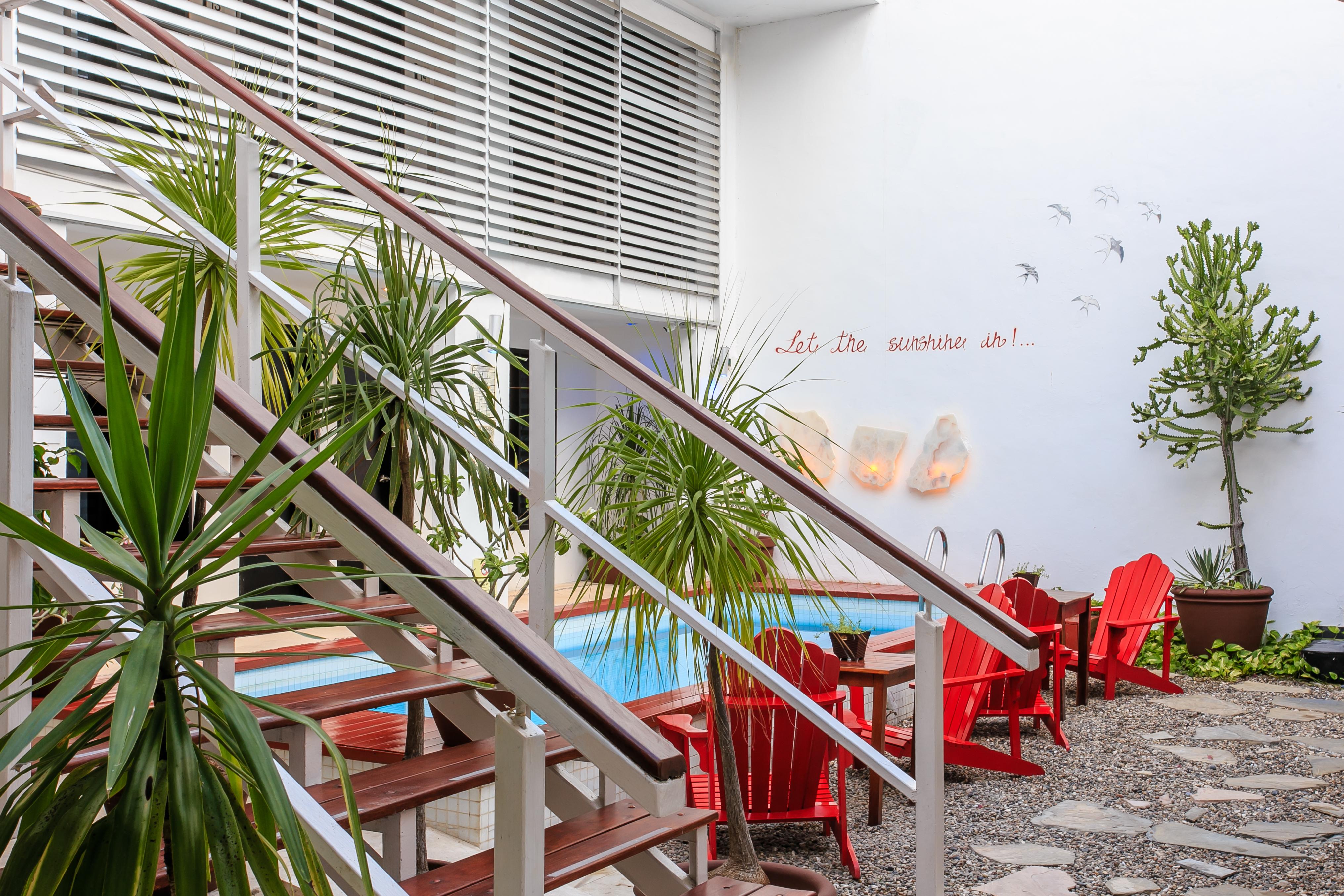 Casa Ticul Hotel Boutique - 5Th Ave (Adults Only) 普拉亚卡门 外观 照片 The pool at the hotel