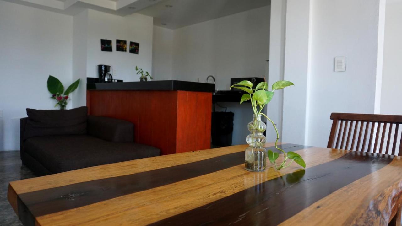 Casa Ticul Hotel Boutique - 5Th Ave (Adults Only) 普拉亚卡门 外观 照片 A modern open plan kitchen